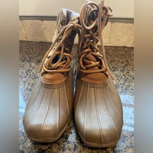 Sperry Top-Sider Saltwater Lace-Up Duck Boots, Women, Size 7